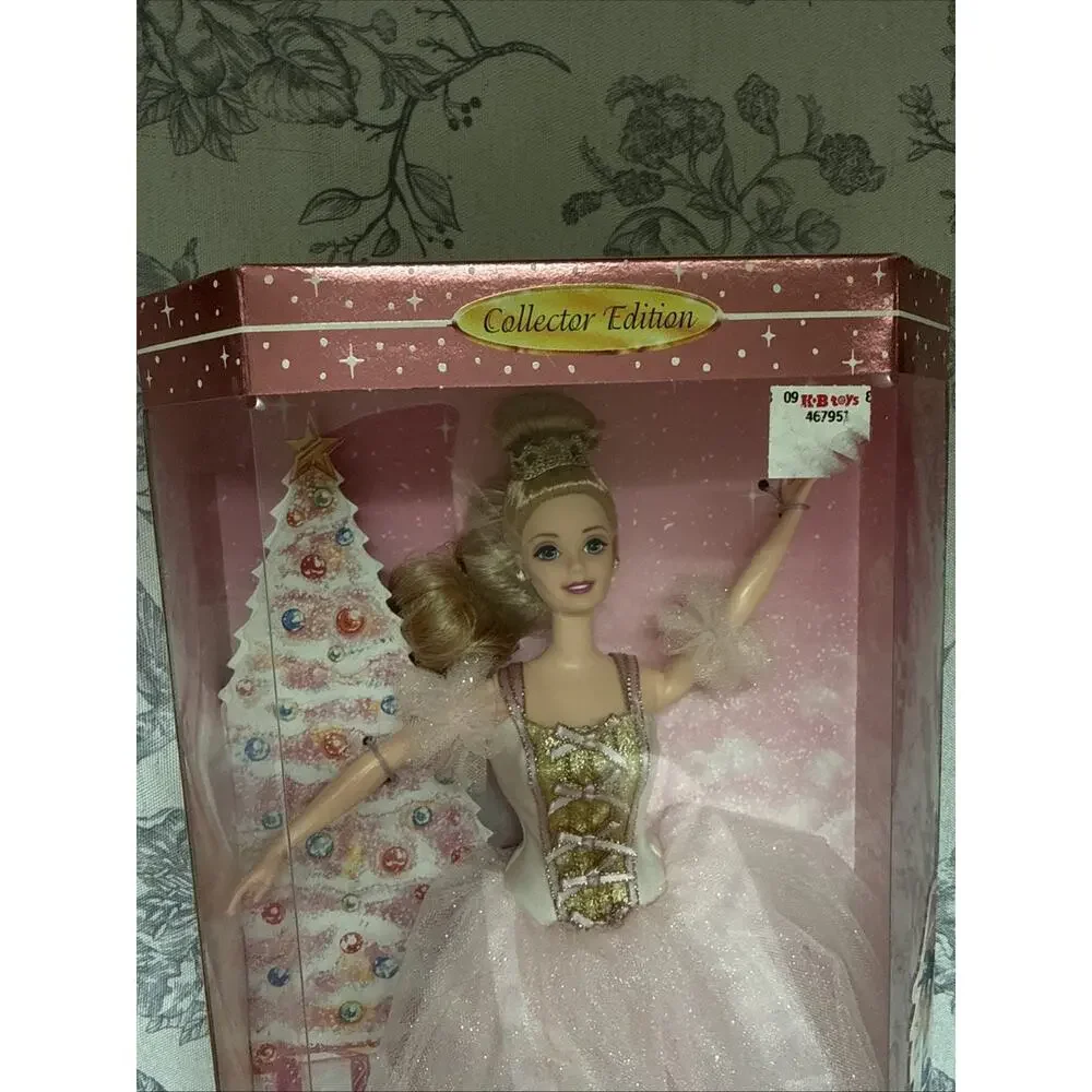 Vtg 90s Mattel Barbie Sugar Plum Fairy Nutcracker Fashion Doll 1996 Collector